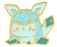 Kawaii Glaceon Eevee Metal Enamel Pin Backpack Small Cute Colourful Unique Cartoon Collection
