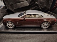 HRN-MODEL 1/18 勞斯萊斯 2015 勞斯萊斯幽靈 Rolls Royce 2015 ROLLS WRAITH 汽車模型