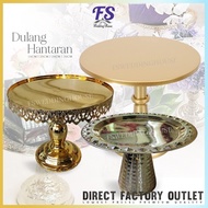 1 PCS - Dulang hantaran besi/Iron gift tray Metal iron cake/Stand round/Wedding DECOR/CAKE TRAY/DESS
