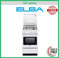 Elba Free Standing 4 Burner Cooker Hob with Electric Oven EEC 566 WH