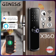 🇸🇬FREE Installation🇸🇬 GENESIS X360 Mobile App Biometric Smart Mortise Digital Door Lock - Works with Google Home