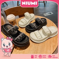 Ready Stock NIUMI NS270 Casual Sandal Women’s Sandals Kasut Wanita Murah Shoe Girl Flat Shoes Travel