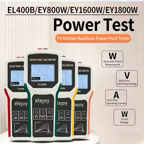 EY1800/EY1600W/EY800W/EL400B Solar Photovoltaic Panel Tester Multimeter Auto/Manual MPPT Detection V