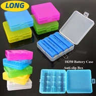 LONNGZHUAN Battery , Coloful Anti-slip 18650 Battery Box,  4 AA AA Plastic Battery Holder Storage 18