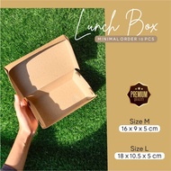 (MIN 10pcs)paper lunch box kraft medium And large/take away Rice box/paper box