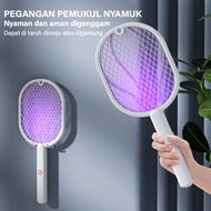 raket nyamuk listrik cas ori 3 in 1 Multifungsi Perangkap Nyamuk/raket nyamuk charger/Raket Nyamuk R