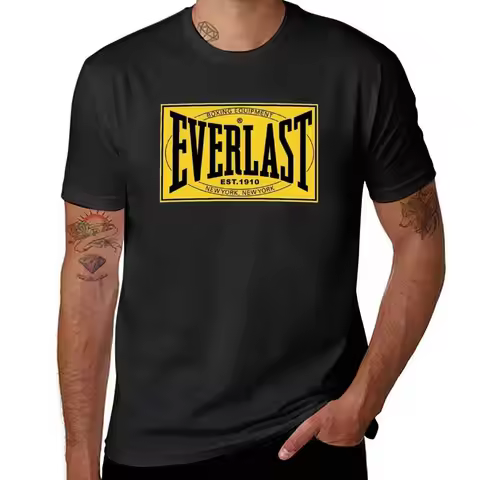 Everlast Vintage T-Shirt summer clothes animal prinfor boys tees sweat mens tall t shirts