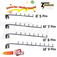 SQUARE BAR - SLANTING WATERFALL HOOK 5PIN/7PIN/8PIN/9PIN