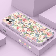 A56 A36 Canvas Flower Silicone Phone Case for Samsung A56 A36 A15 A16 A05 A06 A05S A25 A24 A55 A35 P