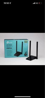 Archer TX20U Plus  wifi adapter✨AX1800 雙天線高增益雙頻 USB 無線網卡✨ ▶️閃電般極速的WiFi 6 – 以1800 Mbps (1201 Mbps on 5 GHz + 574 Mbps on 2.4 GHz)無線速度完美傳輸串流視頻