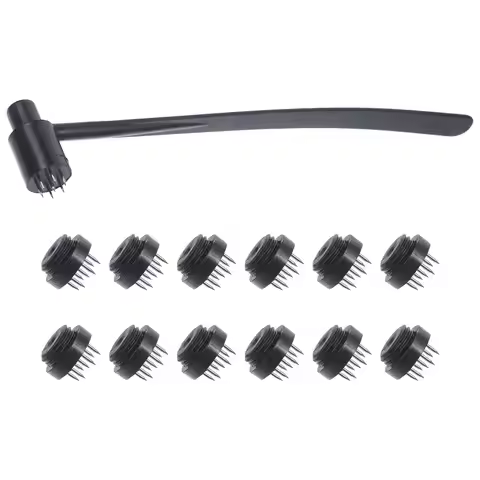 1 Box Plum Blossom 7-Star Needle Set Detachable Skin Hammer for Therapy Nerve Stimulating Durable Re