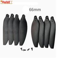 KUGIGIEI Remote Control Drone Parts, Black Universal Folding Propeller Blades, 58mm/66mm Plastic Qua