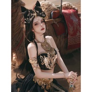 Greece Egyptian Goddess Forehead Chain Headdress Female Bohemian Hair Accessories Exotic Retro Waist