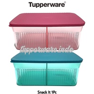 Tupperware Snack it 1pc toples cemilan wadah kue tempat plastik nastar lebaran diskon murah promo kue kering toples seperti crystal bening cantik