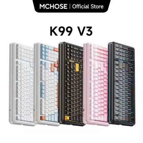 MCHOSE K99 V3 Wireless Mechanical Keyboard Dual 8K Polling Rate 0.125ms Latency Multifunction Contro