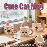 birthday gift cute mug cat mug tumbler mug aesthetic coffee cup cute mug ceramic woman mug
