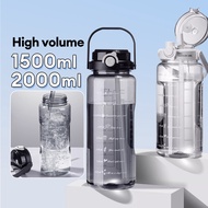Tumbler tahan panas1500ml/2000ml Straw tumbler lTyeso Vacuum Insulated Tumbler Steel Water Bottle Wi