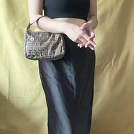 FENDI Zucchino Hand Bag 老花米啡色手提袋 日本中古Vintage