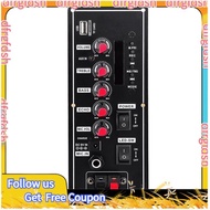 【D&F】7.4V Amplifier Board Square Dance 2X10W Speaker Amplifier Support Bluetooth AUX U-Disk 5-8Inch 