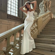 SylCue French Luxurious Lace Crop Top And High Waist Slim Fit Wrap around Skirt Two Piece Set Women 