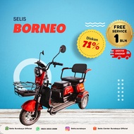 SELIS - Borneo Motor Listrik Roda 3 (Tiga) Selis Sepeda Listrik Roda 3