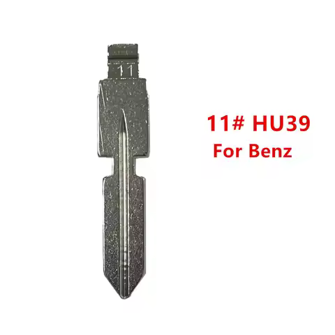 10pcs 11# HU39 Metal Uncut Blank Keydiy Xhorse Remote Key Blade for Mercedes Benz W168 W124 W202 W21