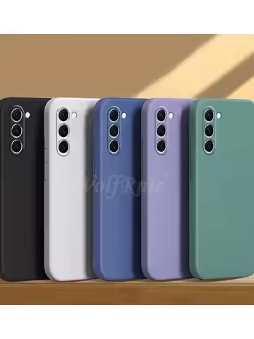 For Cover Samsung Galaxy A55 5G Case Samsung A55 Capas New Original Liquid Silicone Soft Fundas Sams