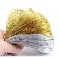 TALI EMAS SILVER/ GOLD  SILVER THREAD /STRING / TALI KILAT / TALI SHINING / TALI BUNGA TELUR / TALI 