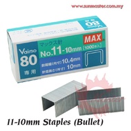 Max 11-10M Staples / Bullet | Max Staples No. 11-10mm (Vaimo 80)
