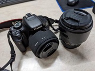 Canon 佳能 EOS 600D 相機 連 Sigma 鏡兩支 Sigma 17-70mm F2.8-4 DC MACRO HSM