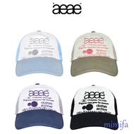 [AEAE] Web Logo Mesh Cap Breathable material Lightweight cap