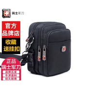 【Beg utusan lelaki】Beg fesyen lelaki* ☞Swiss Army Knife pinggang bag lelaki handphone bag pelbagai f