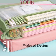 Yopin Document Folder l Waterproof A4 File  Pouch for Office & School Use l File Bags l Morandi Colo