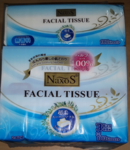 【Japan Home】【Bundle of 2】 NAXOS 2ply Soft Pack Facial Tissue | 180sheets x 3packs (x2)