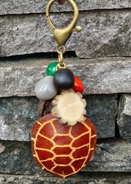 果實種子鑰匙圈-富甲天下平安歸來