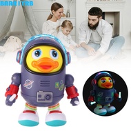 BARR1YRB Dancing Astronaut Duck Toy, Plastic Interactive Electric Dance Space Duck, Funny Sound And 