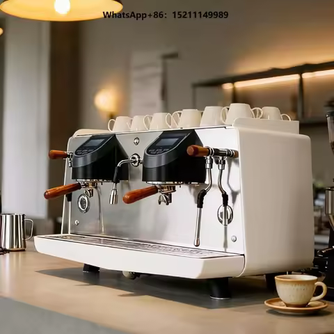 Manual Espresso Coffee Machine Good Quality 2 Group Coffee Espresso Machine