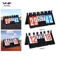 [Simhoa] Score Board Score Card Sports Scoreboard Score Keeper for Table Tennis