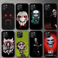 Saw Jigsaw Killer Phone Case For iPhone 11 12 Mini 13 14 Pro XS Max X 8 7 6s Plus 5 SE XR Shell SYFT 22HR