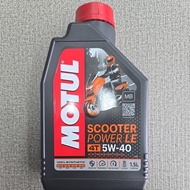 MOTUL ENGINE OIL 4T MINYAK HITAM SCOOTER POWER LE 5W40 1.5L Xmax 100% Synthetic
