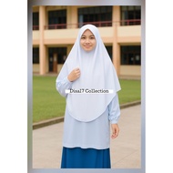 Handmade Tudung Labuh sekolah agama koshibo Tudung labuh bulat Hijab sekolah