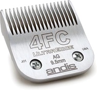 Andis Carbon-Infused Steel UltraEdge Dog Clipper Blade, Size-4 FC, 3/8-Inch Cut Length (64123), Silv