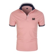 GAT Polo Shirts - Unisex Men Plain Polo Tee Ash Grey/White/Pink/Navy Size M-4XL