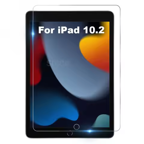 For iPad 10.2 Inch 2019 Tempered Glass Screen Protector A2200 A2198 A2197 iPad 7th Tablet Anti Scrat