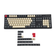 YMDK Dye Sub Carbon 96 84 ANSI ISO Keycaps OEM Profile Thick PBT Mac Keycap Set for MX Keyaboard Mel