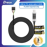 DTECH USB to TTL FTDI 3.3V/5V Cable 3/4/6 Pin FT232RL for Win 10/8/7 Linux