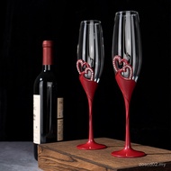 Selling Wedding Gift Champagne Glass High-value High-end Crystal Glass 2 Gift Boxes Goblet 888 C9GW