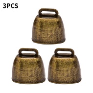 Lonceng Sapi Kuno Bunyi Keras Kalung Sapi Bunyi Kambing Klontongan Lonceng Keras kuningan -1/3pcs