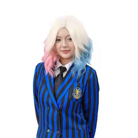 Wednesday Addams Enid Sinclair Cosplay Wednesday Enid Sinclair Cosplay Wigs Halloween Carnival Prop