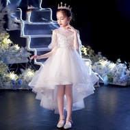 Children Evening Dress Princess Dress Western Style Girl Host Catwalk Performance Flower Girl Weddin
